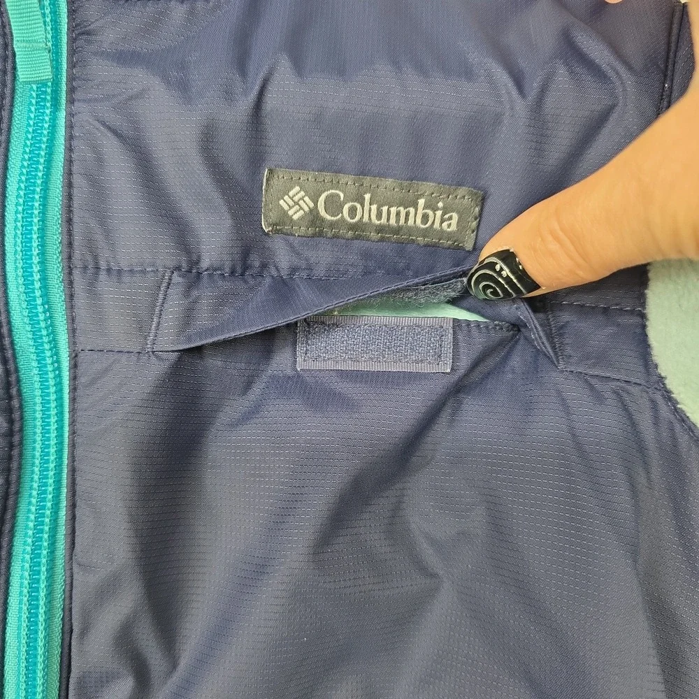 Columbia Kids Benton Springs III Overlay Fleece Size:S (7-8 Big Kid) Blue
